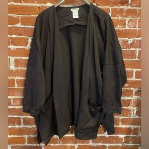 Issey Miyake Plantation Wool Cardigan